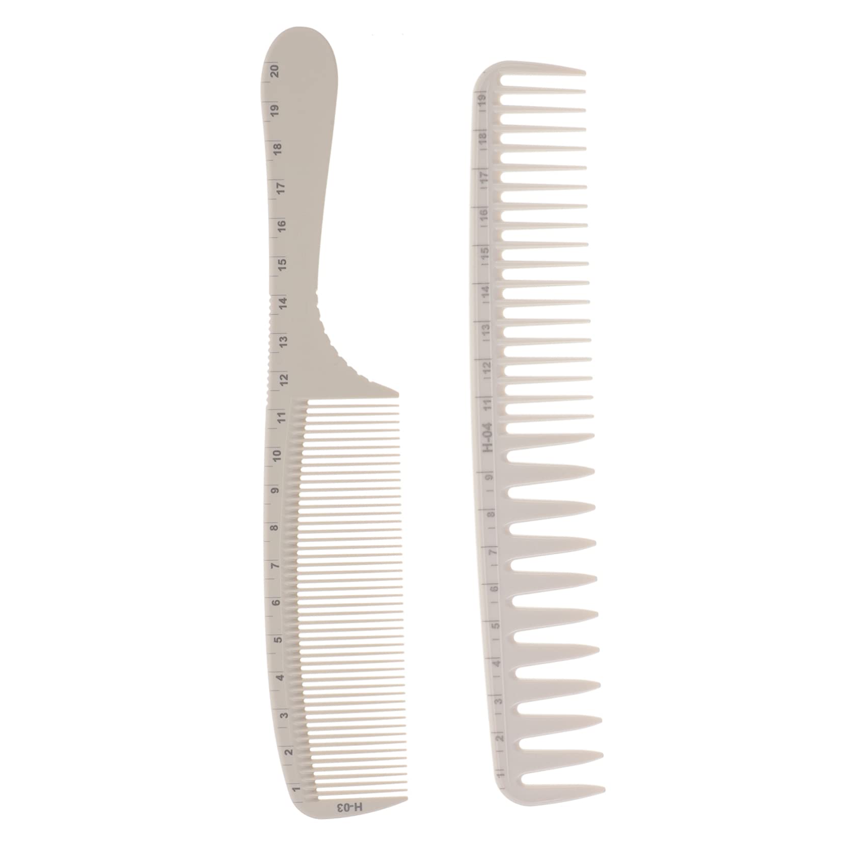 Healeved 10stücke Haarschneidekämme Mit Maßstab Professionelle Friseurwerkzeuge Für Präzises Haarschneiden Geeignet Für Salon Und Zuhause Feine Und Zähne Für Haartypen