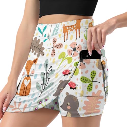 Skort de golf avec poche idéal pour vos séances de running