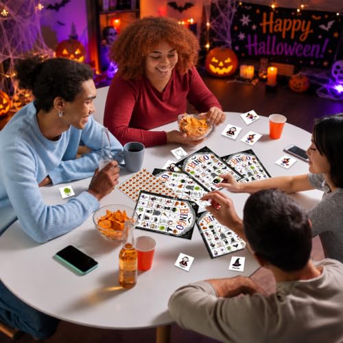 Halloween Bingo Game, 24 Player Party Card Set for Spooky Group Games-2 - image 7