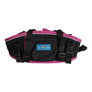 Inlandsis Aircross Czarna Uprząż Skijoring dla Psa