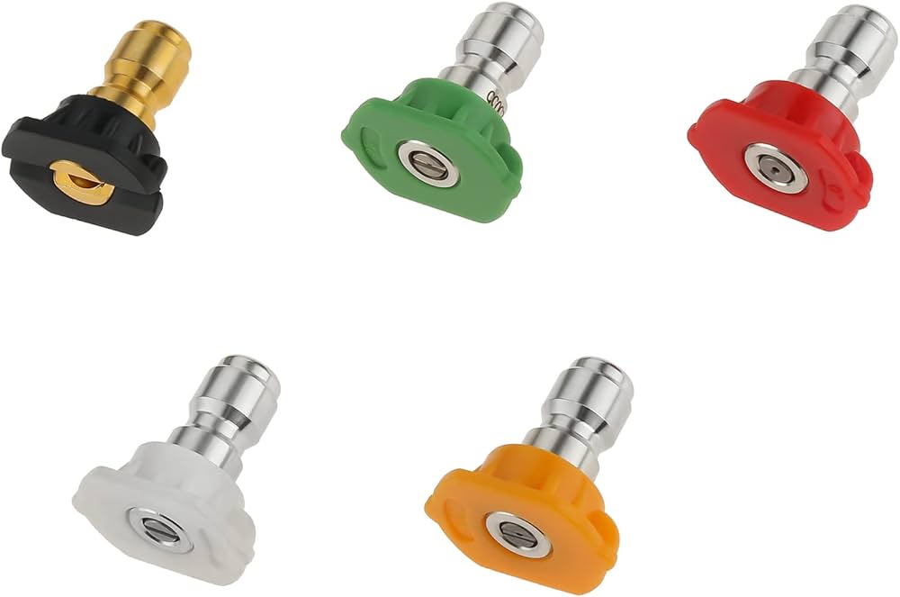 Amazon | Hicello 高圧洗浄機ガンアダプター ノズルチップ5個＋1/4