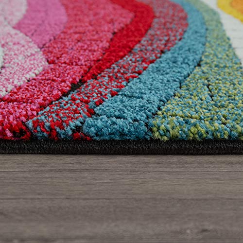 Paco Home Tappeto rétro a Pelo Corto per il