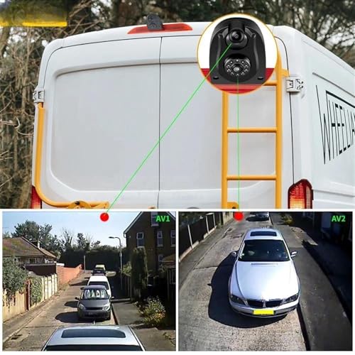 Caméra de recul Transit MK8 2014+ feu stop LED conduite arrière - 5