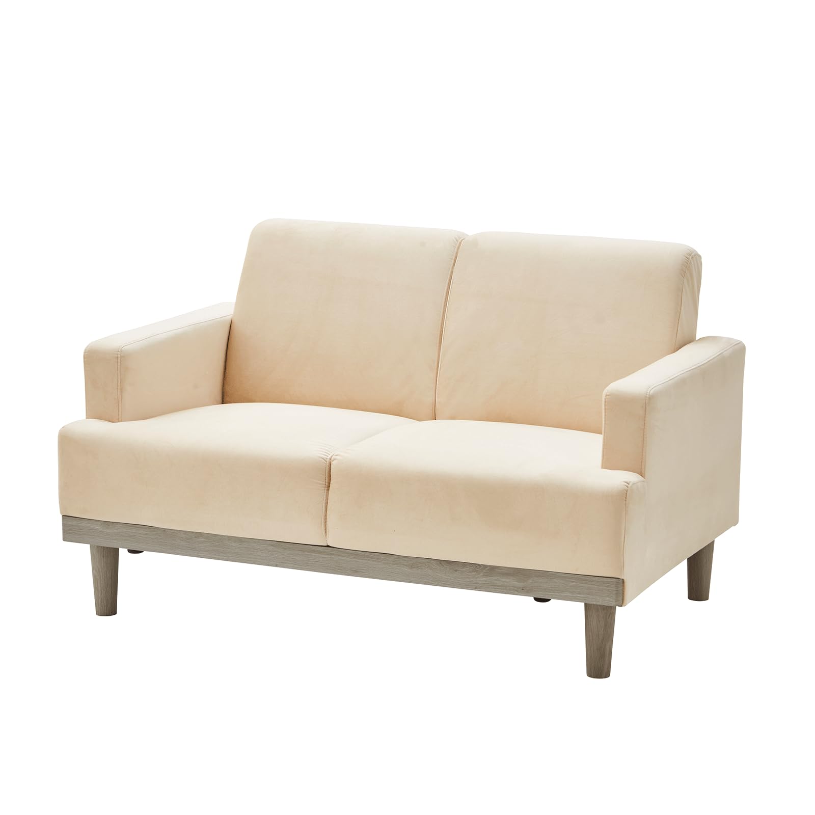 Amazon｜ソファー 2人掛け ファブリック ベロア コンパクト おしゃれ