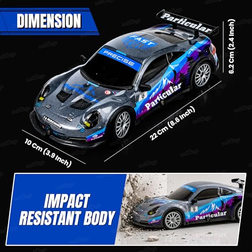 Image of Zest 4 Toyz Rechargeable Remote Control Car Toy | 4X4 20Km /hr High Speed Drift RC Car Toy for Kids & Adults | Racing Sports Car | USB Rechargeable | 45+ Feet Range 2.4GHz Remote | Birthday Gift