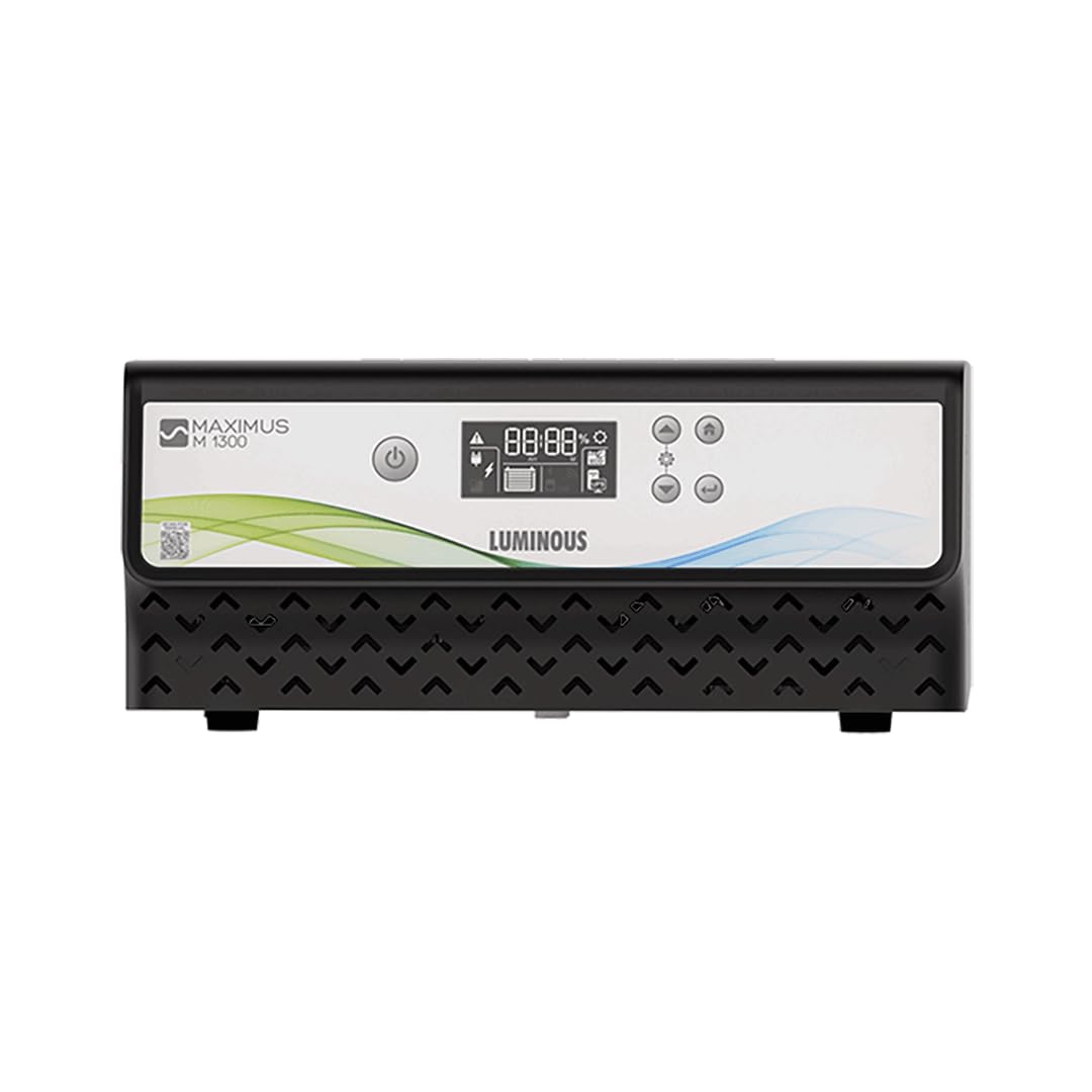 Luminous Maximus M 1300 Pure Sine Wave Inverter for Home,Office & Shops | 1100VA/12V Capacity | Smart LCD Display | High-Capacity Backup Solution | Easy Installation | 36 Months Warranty-image-27
