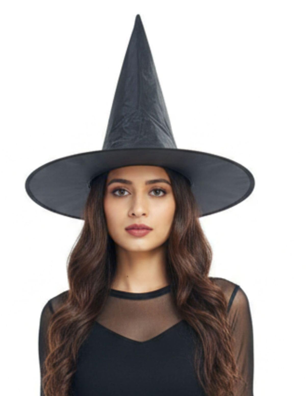 - BookMyCostume Adults Witch Hat Fancy Dress Costume Accessory for Halloween Adults Black