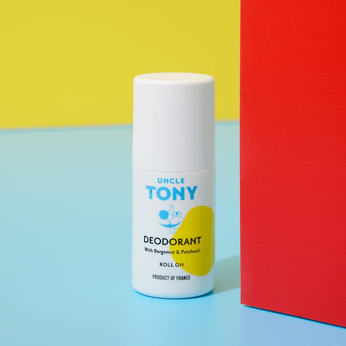 Uncle Tony Roll On Deodorant | Long-Lasting, Easy-to-Apply Men's Deodorant featuring Enchanting Bergamot and Soothing Patchouli Fragrance | Mens Grooming