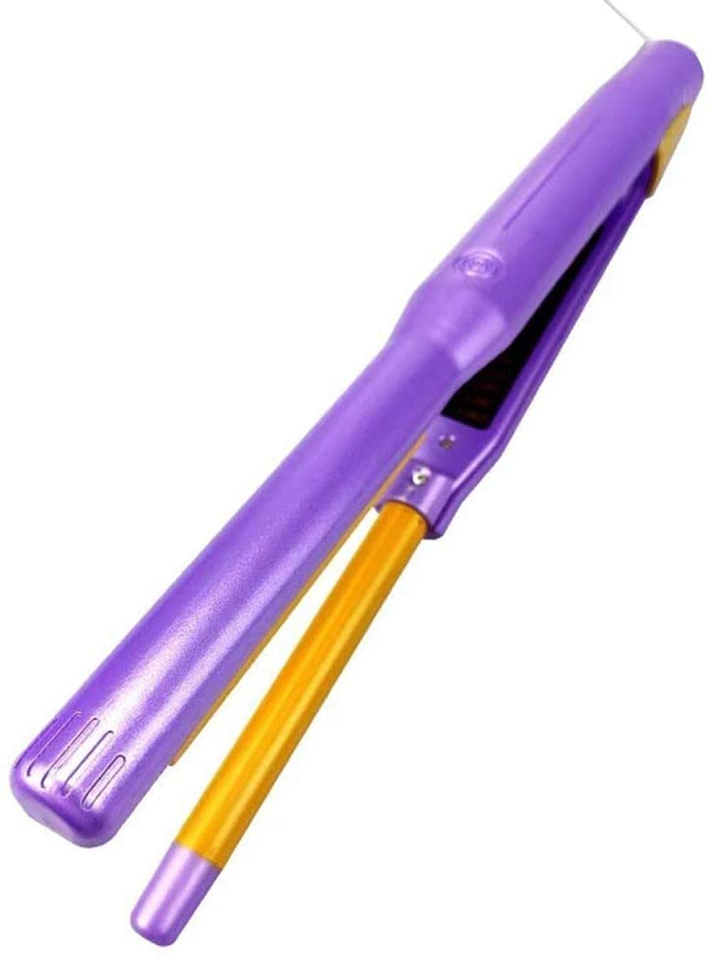 Portable Curling Iron 100-200 Adjustable Temperature Curling Strip Groove Expansion Plate Design Curling Tongs 60 Minutes Automatic Power-Off