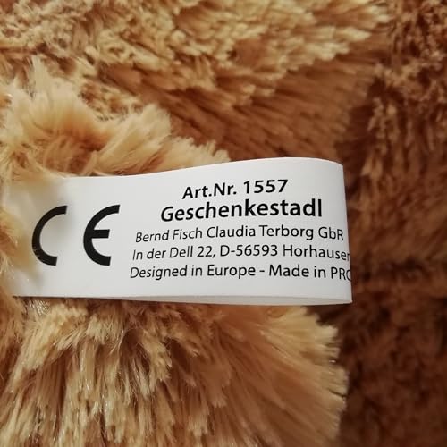 dutis Teddybär Bär 1m Hellbraun Kuschelbär 100 cm Teddy Plüschtier Kuscheltier