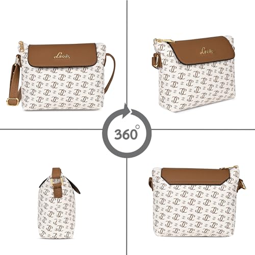 Image of Lavie Women's Mono LL Rio Flap Crossbody Sling Bag | Ladies Purse Handbag | Gift for Women