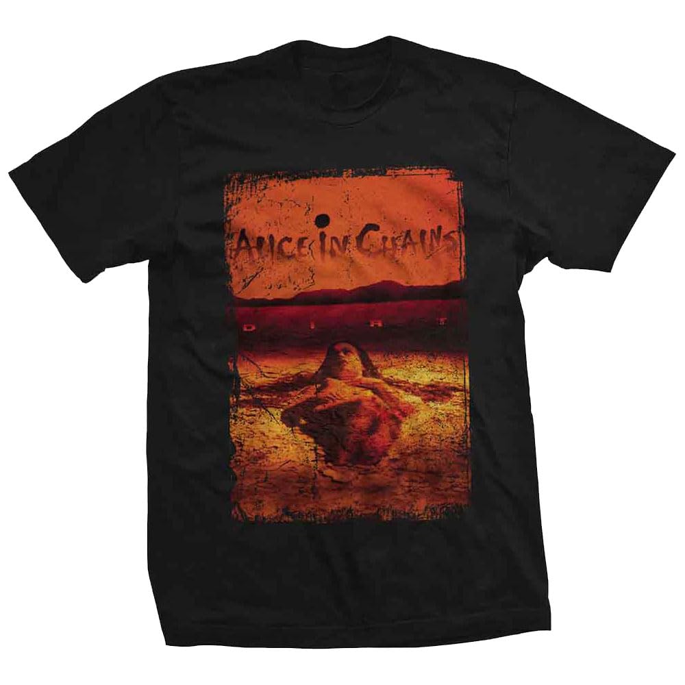 Rock Off officially licensed products Alice in Chains Dirt Album Cover T Shirt S Black