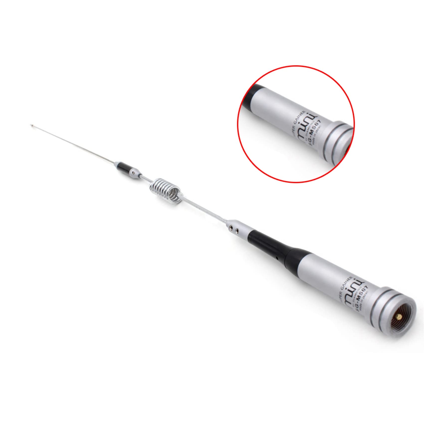 5X Antenne Radio Mobile à Gain éLevé pour Antenne -M507 144 / 430MHz pour Voiture