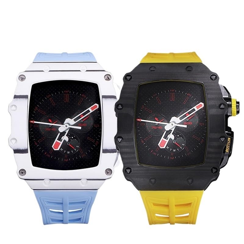 Kit modification Apple Watch carbone 45mm : résoud l'usure du boîtier - 2