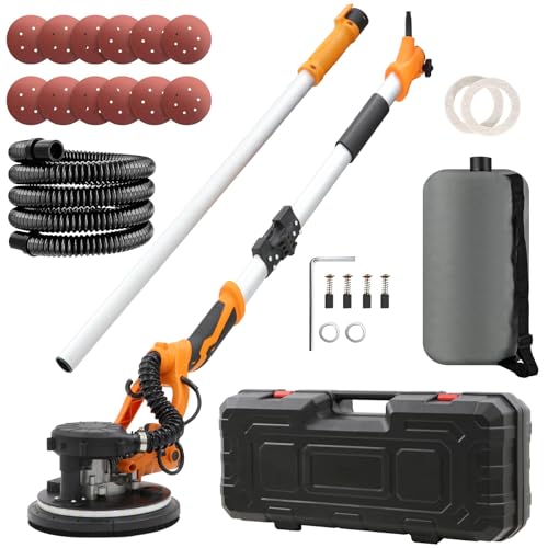 Ponceuse Girafe, 1250W Ponceuse Mur et Plafond, 5 Vitesses Variables...