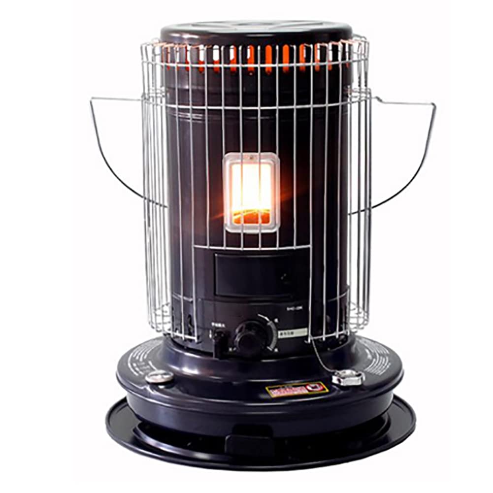 Stufa Portatile con Dispositivo Automatico Di Sicurezza per lo Spegnimentoamma, Stufa a Cherosene per Uso Domestico da Interno 6920W, per Campeggio/Patio/Ponte/Casa/Black