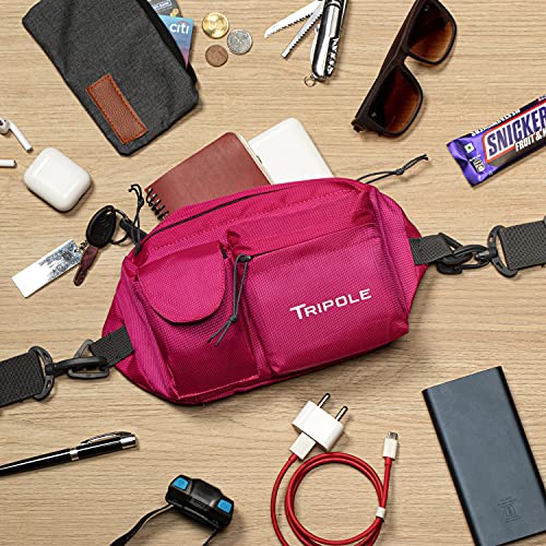 Image of Tripole Waist Pack - Multi-Purpose Fanny Bag (Pink)