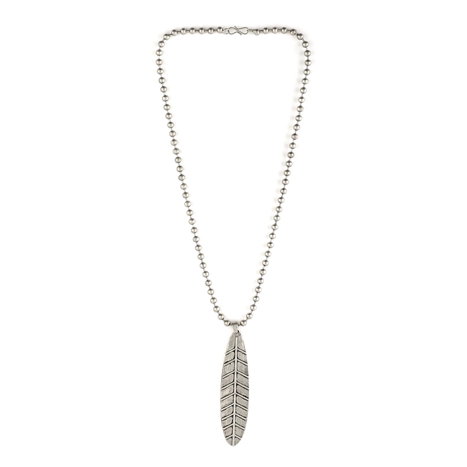 See full amazon price history chart for Rubans Oxidised Collection Silver Plated Leaf Textured Pendant Chain & Necklace for Women & Girls, Ideal for any Festive & Special Occasions Rubans Oxidised Collection Silver Plated Leaf Textured Pendant Chain & Necklace for Women & Girls, Ideal for any Festive & Special Occasions (B0D76R93YK) Amazon Price History, Amazon Price Tracker