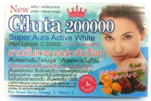 Gluta 200 000 Super Aura Active White Hight Glutathione Hight | Desertcart  Jamaica