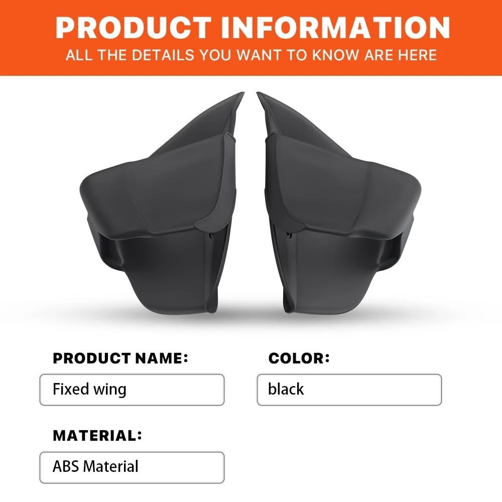 Aerodynamiczne Winglety Motocykla Do RC390 RC 390 2022-2024 Przednie Aerodynamiczne Winglety