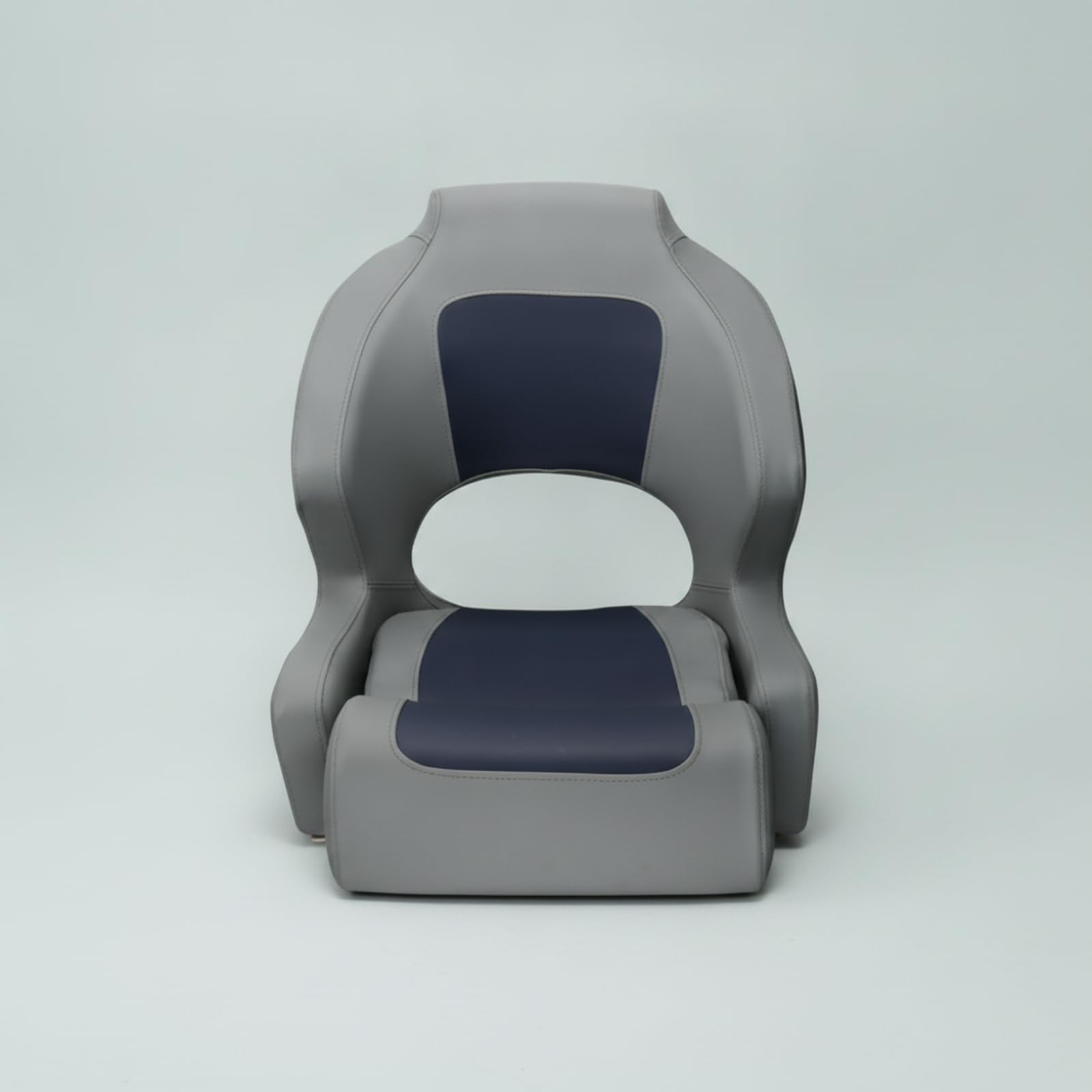 Sedile Marino Sedia Barca Poltrona Nautica Sedile Imbarcazione con Design Ergonomico E Rivestimento in PU Antiumidità Pieghevole con Ferramenta in