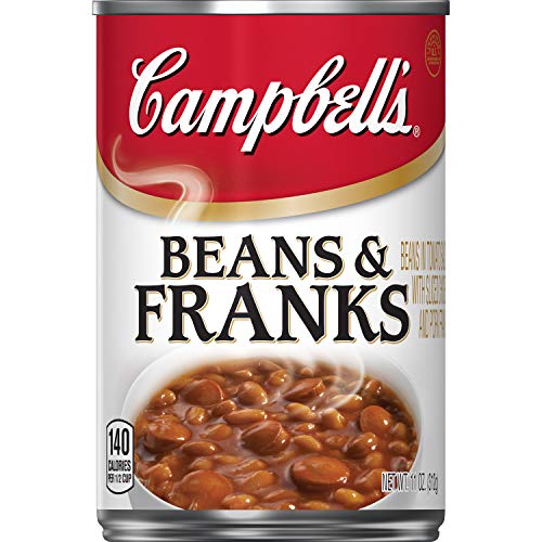 Campbell's Beans & Franks Canned Soup, 11 oz. (Pack of 12)
