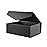 BLK&WH Gift Box 10.5x7.7x3.8 Inches With Magnetic Lid, Collapsible Groomsman Box (Matte Black)