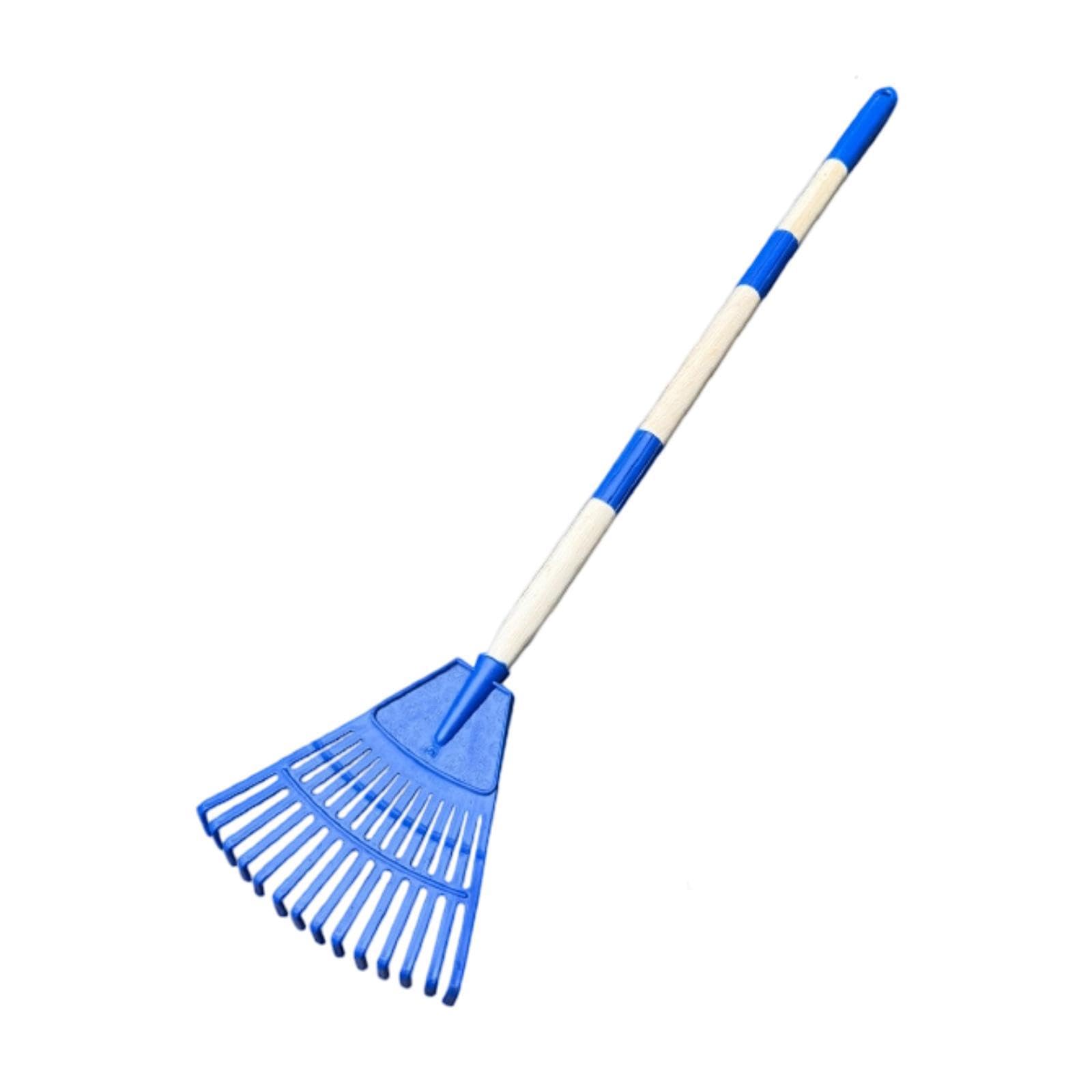 Rastrillo de Hojas Pequeño, Herramienta de Jardinería Hecha de [Material No Especificado], para Rastrillar Césped Y Hojas, Herramienta para [propósito, Azul
