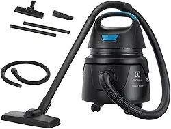 Aspirador água pó Electrolux compacto potente função sopro 1400W 12 L total 5 L util protetor termico AWD01 220V