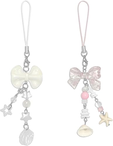 Miniatura 99 de 1-4 dijes estéticos para teléfono celular Y2K, correa de fresa, mariposa, estrella, accesorios Y2K para bolsa, llavero, Airpods, cámara, colgantes