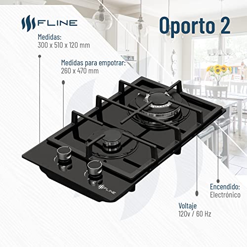 Hornos Y Parrillas, Kitchen estufas dos quemadores Marca FLINE (3)