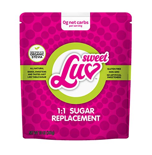 LUV Keto Sweetener Stevia Blend - 1:1 Sugar Free Substitute for Baking 10