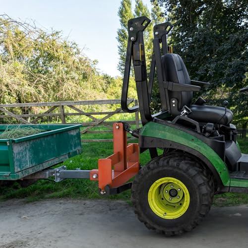 Image of YITAMOTOR 3 Point Quick Hitch with 2 inch Receiver for Category 1, 3 Pt Tractor Trailer Hitch Drawbar Adapter Attachments with Suitcase Weight Brackets