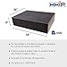 HHIP 4401-1604 Black Granite Surface Plate, Grade B, Ledge 0, 48