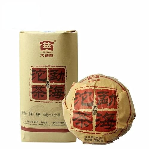 HELLOYOUNG 250g _ȓVRv[A Y 񂾂ق̂ȍ _炩Ȗ킢  Chinese tea Pu'er tea (1 pc)