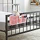 IGNPION Net Nachttisch-Hängeaufbewahrung, Betttaschen, Körbe, Schlafsaal, Bett-Organizer, Caddy Mehrzweck-Hänge-Aufbewahrungstasche für Zuhause, Büro, Schule, Wohnheim, Krankenhaus, Rosa