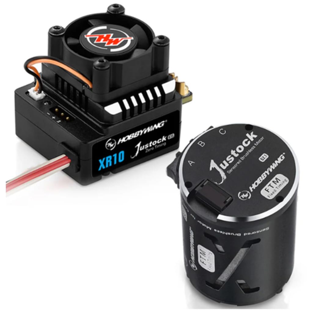 Hobbywing 38020373 - Xerun XR10 Justock G3S Brushless Combo, ESC & 21.5T Motor