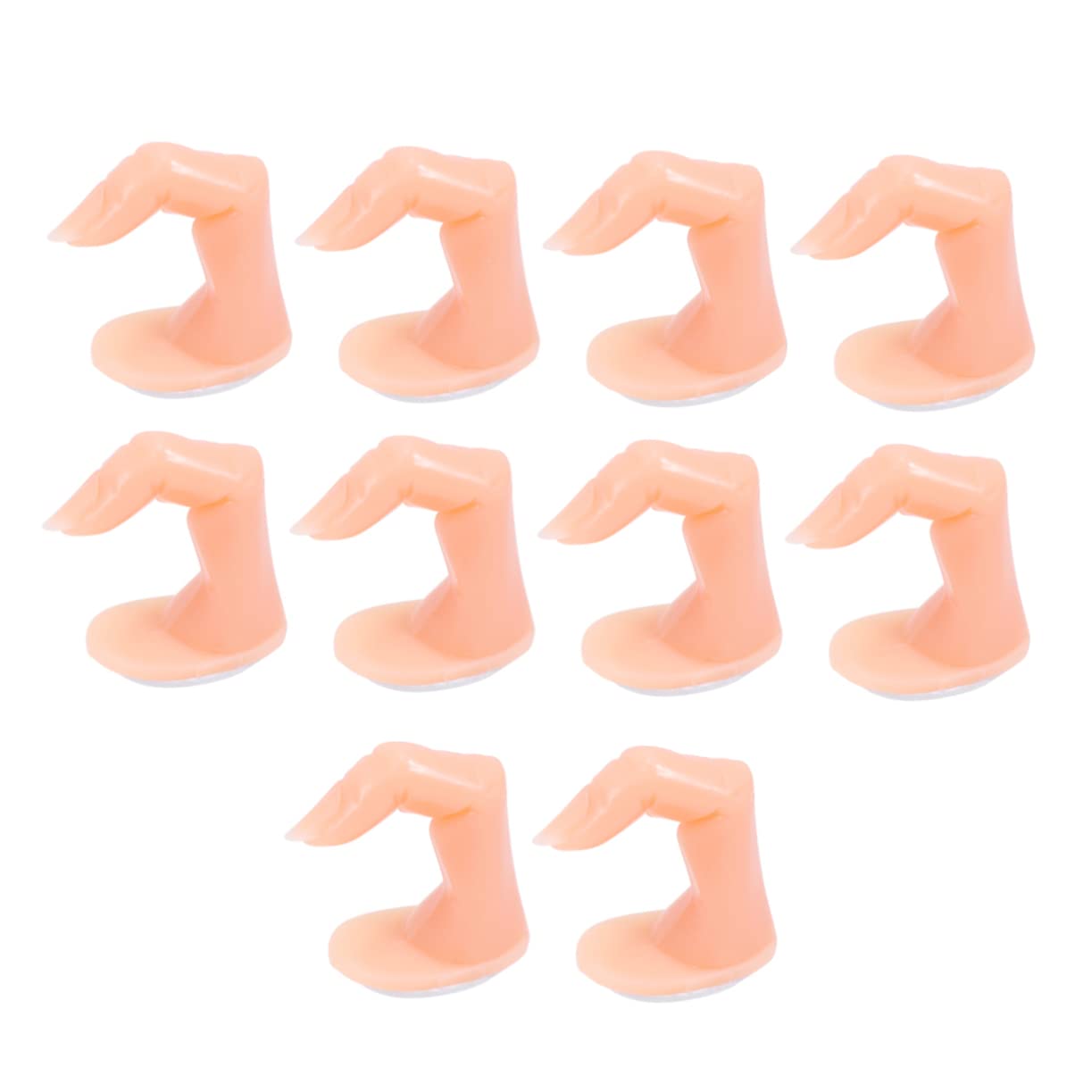 30pezzi Dita Finte Per Pratica Di Unghie Modelli Per Manicure Art Con Punte Per Unghie Adesive e Trasparenti Per Principianti e Professionisti