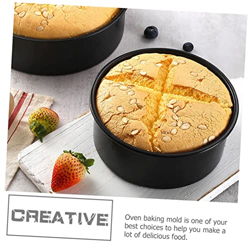 CIYODO 2 Pçs Molde De Bolo Moldes De Metal Chapa De Aço Inoxidável Panela De Aço Inoxidável Forma De