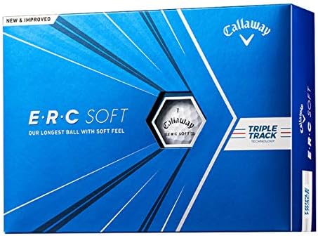 Callaway Erc Soft Triple Track, Bola DE Golf Hombre, Bianco (White), Talla Única
