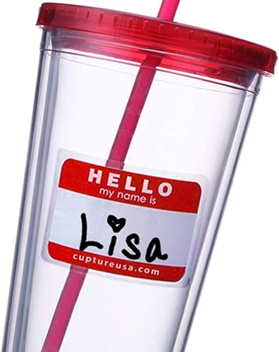 Miniatura 9 de Vaso Cupture Classic aislado con doble pared con tapa y pajita reutilizable16oz 12unidades Transparente