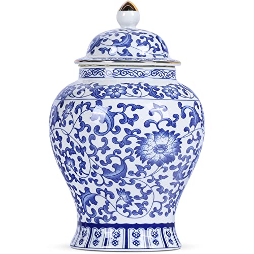 Chinesisches Ingwerglas mit Deckel, Chinoiserie, antiker Stil,...