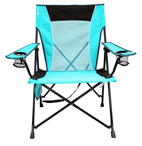 Kijaro Dual Lock Portable Camping and Sports Chair, Ionian Turquoise