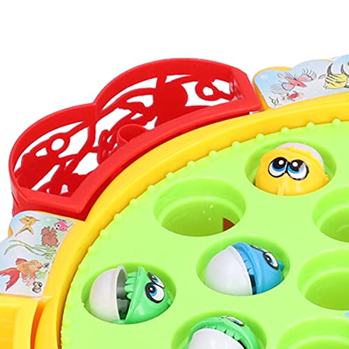 Conjunto de jogo de pesca, 24 pratos de pesca rotativos para presente de peixe, coordenação manual e