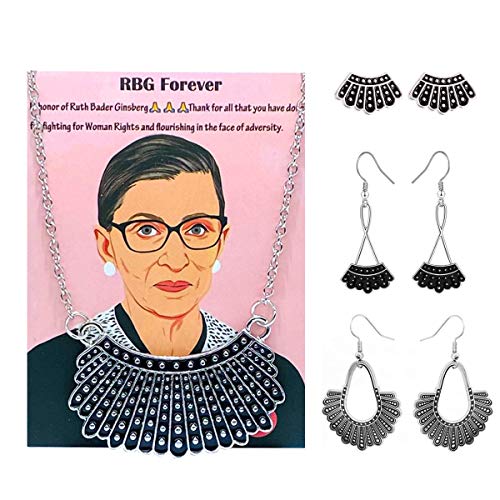 Dissent Collar Earrings RBG Gifts I Dissent Drop Earrings Ruth Bader Ginsburg Necklace Dissent Collar Stud Earrings