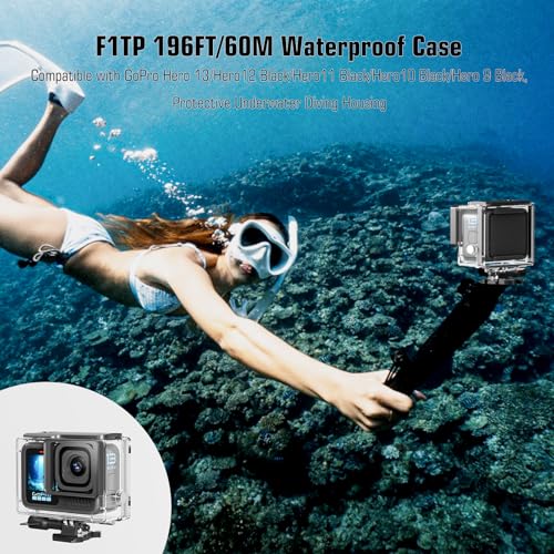 Carcasa impermeable GoPro Hero 13 para bucear profundo sin romper la cámara 2