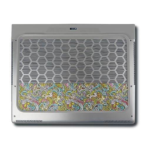 Image of MightySkins Carbon Fiber Skin Compatible with Alienware X16 R1 (2023) Full Wrap Kit - Ultra Hippie | Protective, Durable Textured Carbon Fiber Finish | Easy to Apply & Change Styles | Made in The USA