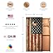 American Cornhole Association Official Cornhole Board and Bags Set with Vintage American Flag Design -Bean Bag Toss Outdoor Game - Made with Heavy Duty Solid Wood - ACA Regulation Size for Tournaments