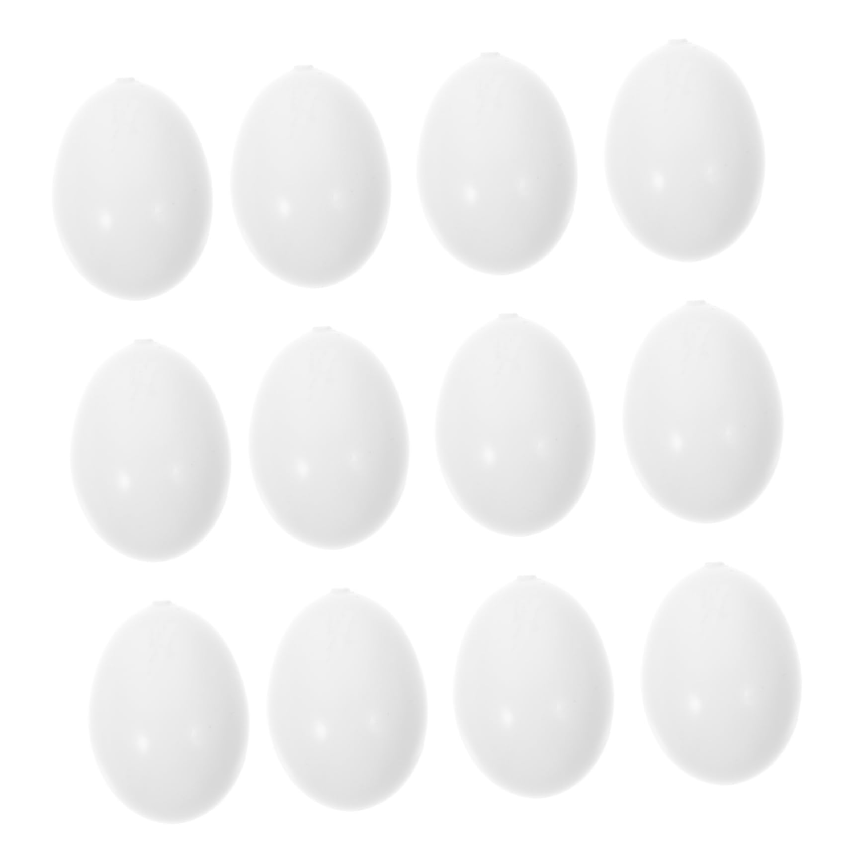 ifundom 30Pcs Hatching Simulation Pigeon Eggs Realistic Fake Eggs for Inducing Pigeons for Training and Decoration