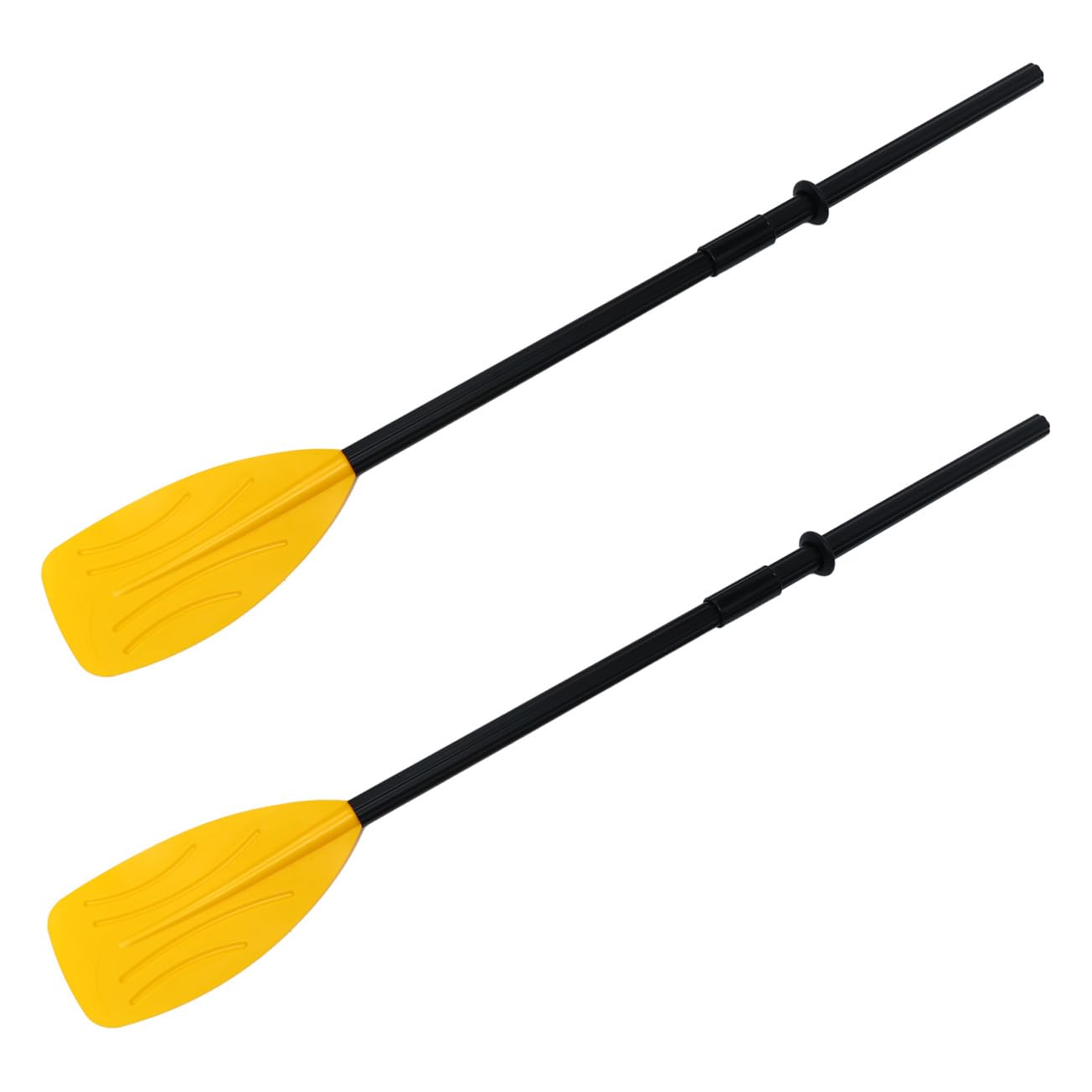 Paletas de Barco Desmontables de Plástico Negro, 1 Par | Desmontables, Fáciles de Guardar y Transportar, para Uso Profesional y Aficionado